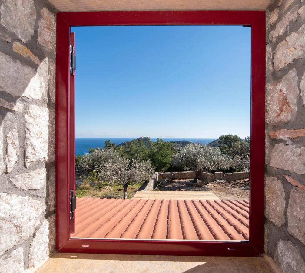 Sea Rock Villa Rodos Archangelos  Buitenkant foto